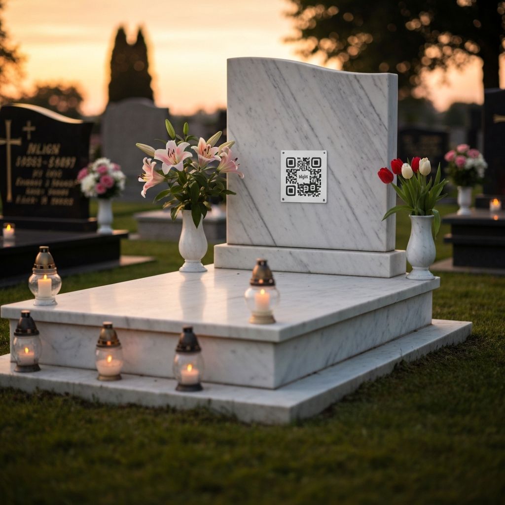 QR kód na pamätníku